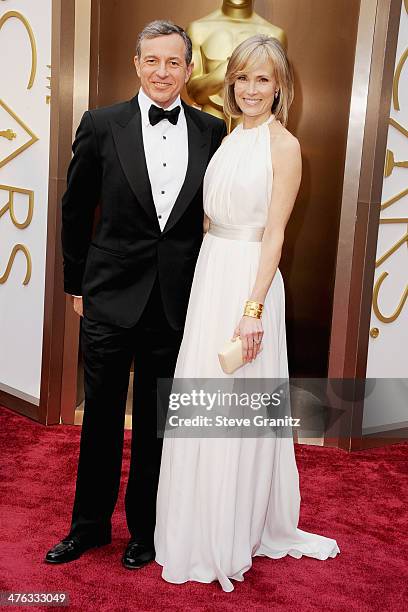 Chairman and CEO of The Walt Disney Company Bob Iger and TV personality Willow Bay attend the Oscars held at Hollywood & Highland Center on March 2,...