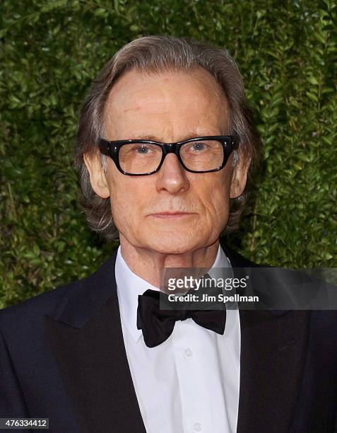 Actor Bill Nighy attends American Theatre Wing's 69th Annual Tony Awards at Radio City Music Hall on June 7, 2015 in New York City.