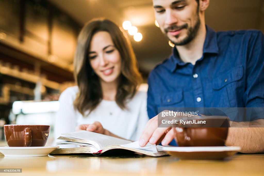 Couple Reading The Bible Together