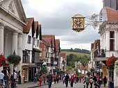 Guildford High Street on a summer's day