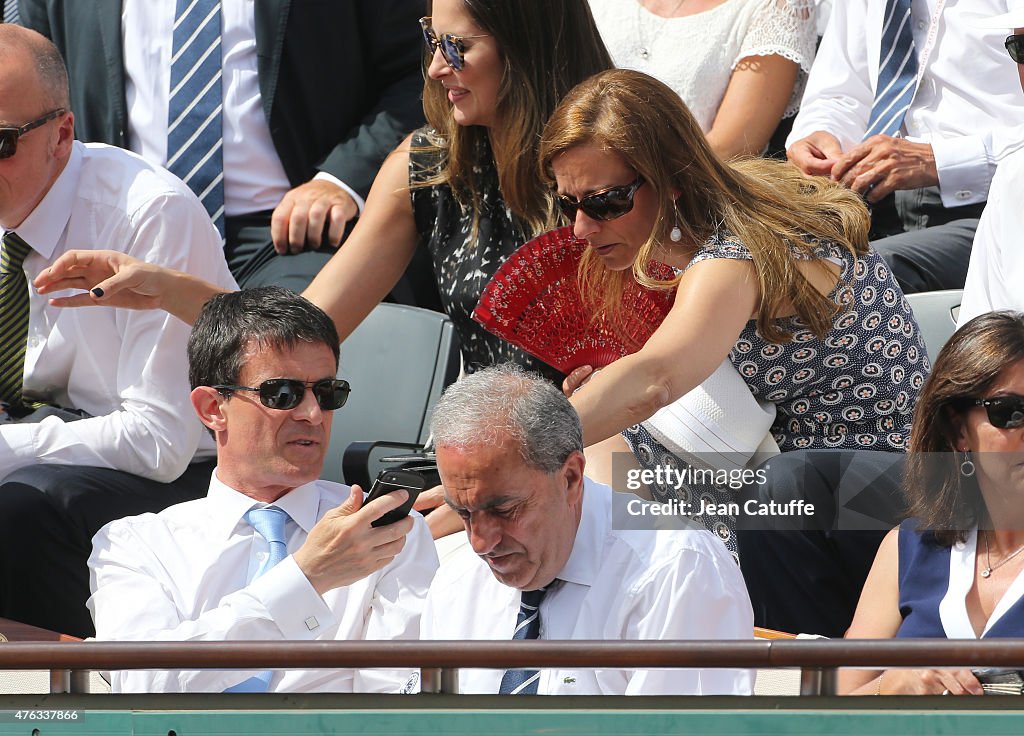 Celebrities at French Open 2015 - Day Fiftheen