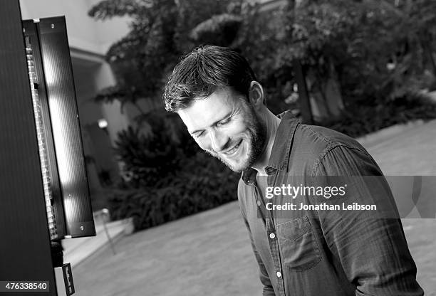 Actor Scott Eastwood, recipient of The Maui Film Festival Rising Star Award poses for a portrait at the Taste of Summer Opening Night Party during...