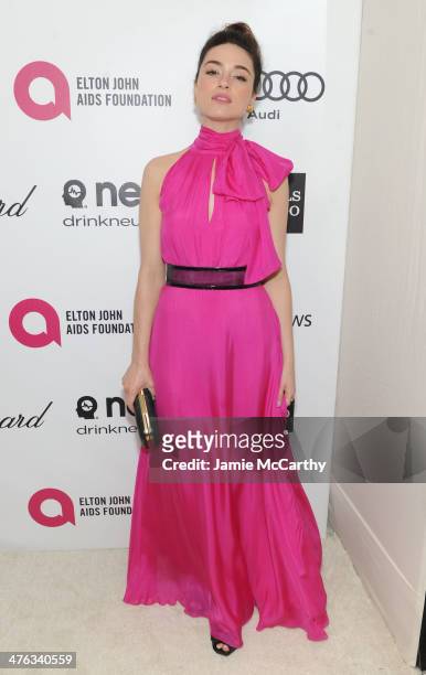 Actress Crystal Reed attends the 22nd Annual Elton John AIDS Foundation Academy Awards Viewing Party at The City of West Hollywood Park on March 2,...