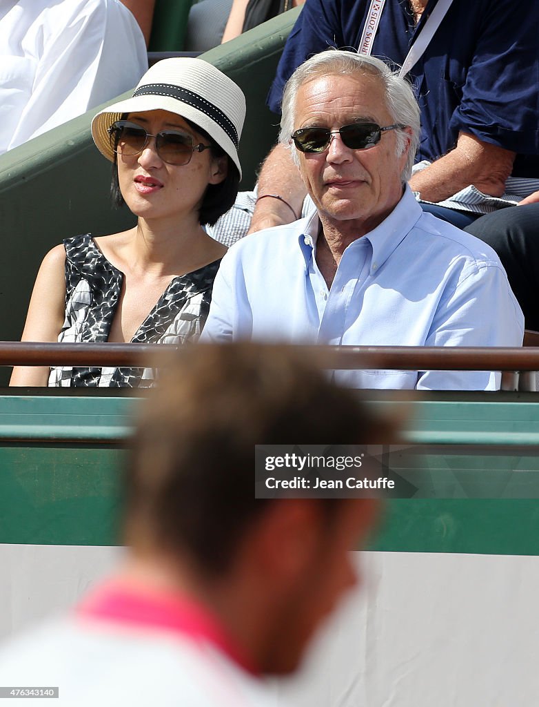 Celebrities at French Open 2015 - Day Fiftheen