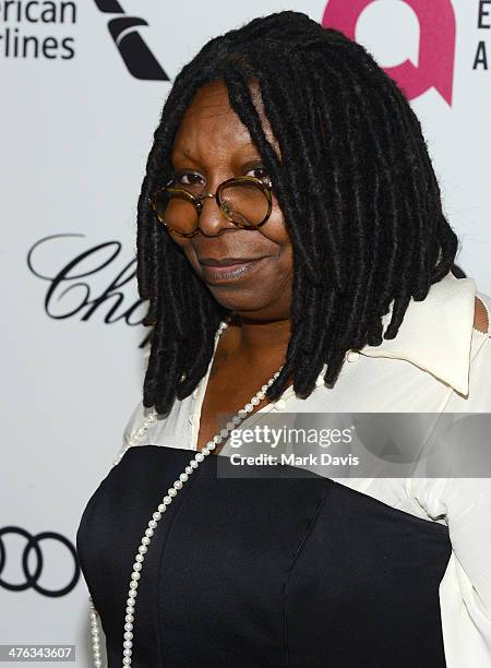 Actress Whoopi Goldberg attends the 22nd Annual Elton John AIDS Foundation's Oscar Viewing Party on March 2, 2014 in Los Angeles, California.