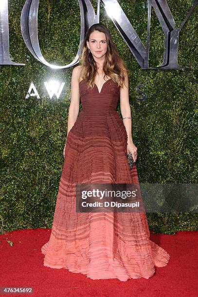 Sutton Foster attends the American Theatre Wing's 69th Annual Tony Awards at Radio City Music Hall on June 7, 2015 in New York City.