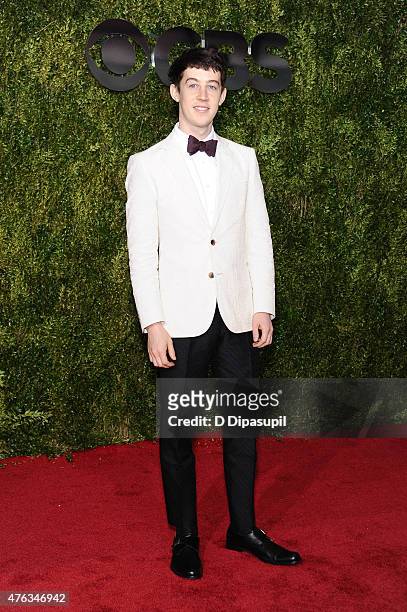 Alex Sharp attends the American Theatre Wing's 69th Annual Tony Awards at Radio City Music Hall on June 7, 2015 in New York City.