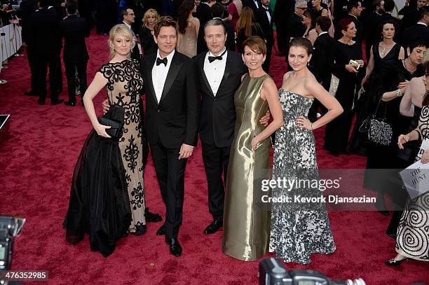 Actress Helene Reingaard Neumann, Director Thomas Vinterberg, actor Mads Mikkelsen and guests attend the Oscars held at Hollywood & Highland Center...
