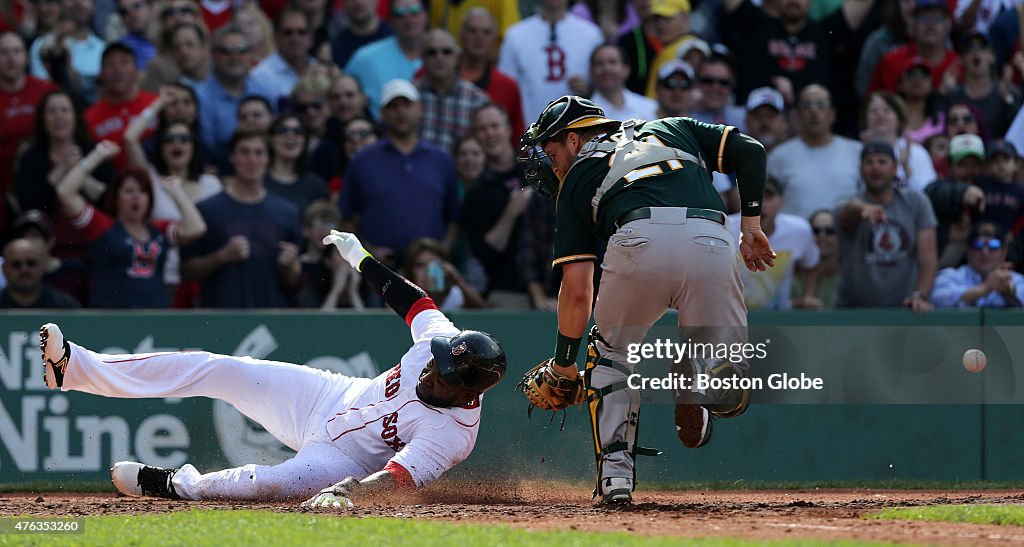 Boston Red Sox Vs. Oakland Athletics At Fenway Park