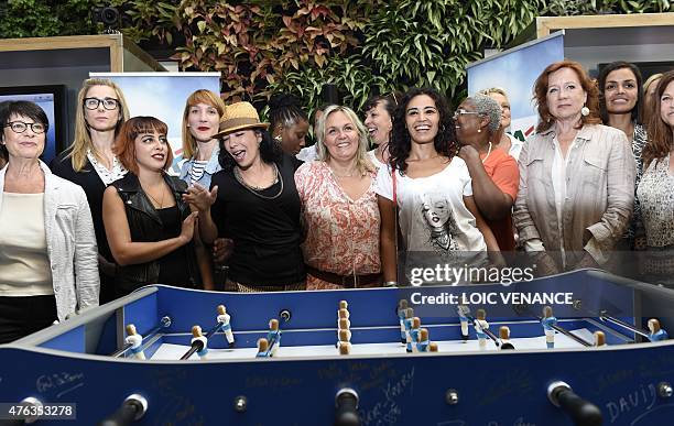 French writer Evelyne Bloch-Dano, singer Maria Carmen Vega, TV hosts Valerie Damidot and AidaTouihri, actresses Firmine Richard and Eva Darlan, TV...