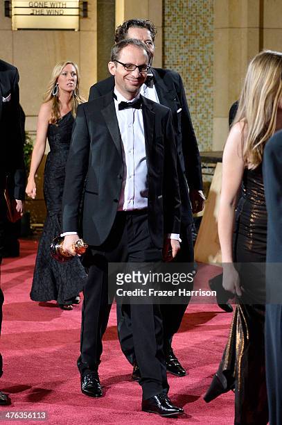 Filmmaker Laurent Witz departs the Oscars at Hollywood & Highland Center on March 2, 2014 in Hollywood, California.