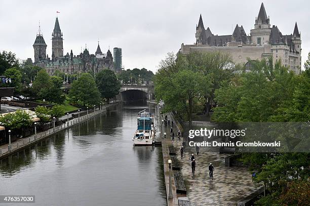 Germany team takes a bike ride on June 8, 2015 in Ottawa, Canada.