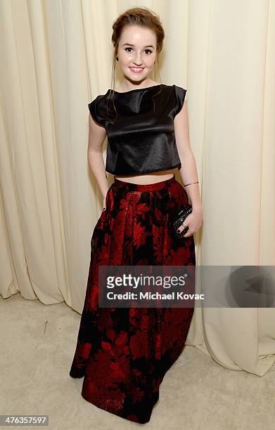 Actress Kaitlyn Dever attends the 22nd Annual Elton John AIDS Foundation Academy Awards Viewing Party at The City of West Hollywood Park on March 2,...