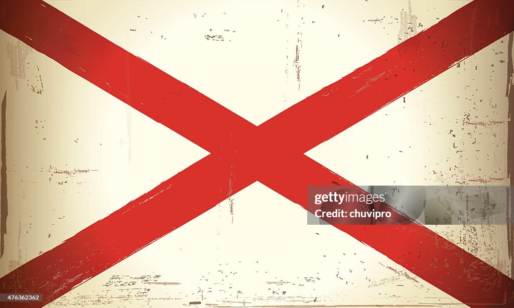 St Patrick Grunge Flag