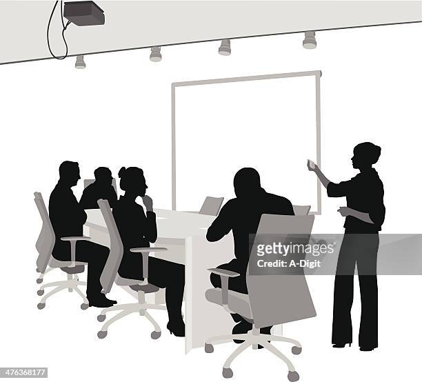 board of directors - business meeting stock illustrations