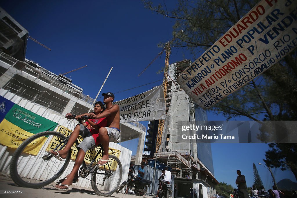 Olympics Construction Encroaches On Rio Favela