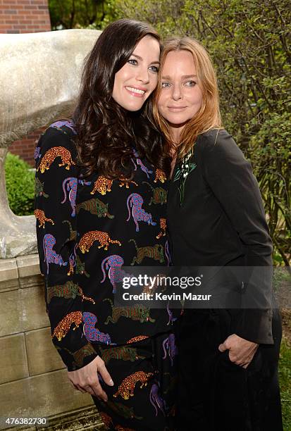 Liv Tyler and Stella McCartney attend the Stella McCartney Spring 2016 Resort Presentation on June 8, 2015 in New York City.