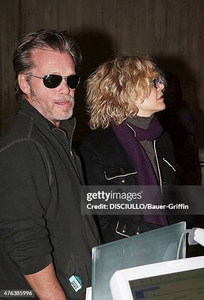 Meg Ryan and John Mellencamp are seen on January 05, 2011 in New York City.