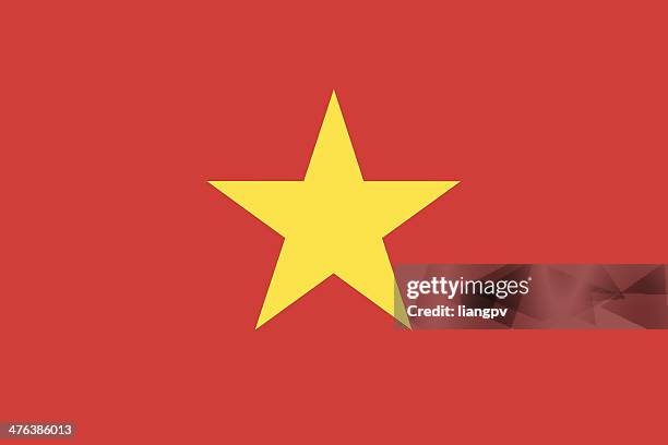 flag of vietnam - vietnam stock illustrations