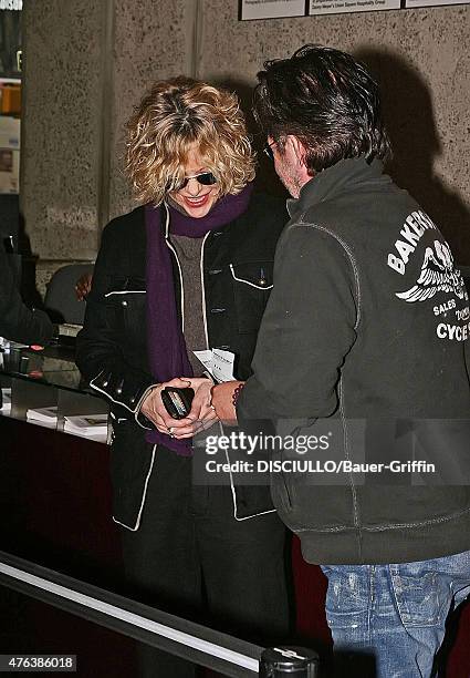 Meg Ryan and John Mellencamp are seen on January 05, 2011 in New York City.