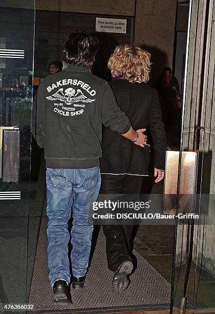 Meg Ryan and John Mellencamp are seen on January 05, 2011 in New York City.