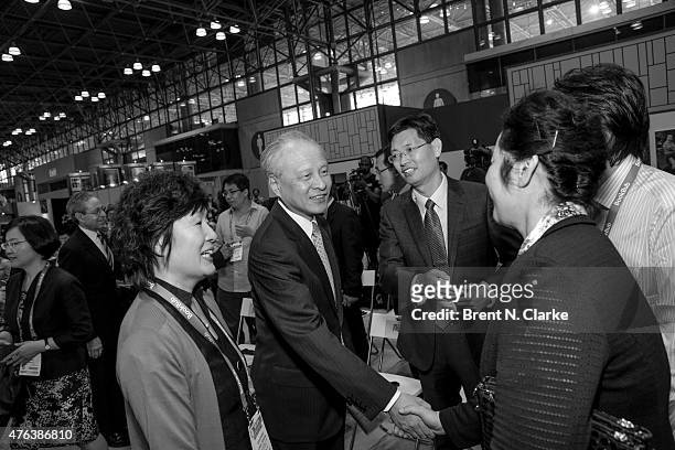 Chinese ambassador to the United States Mr. Cui Tiankai attends the opening of BookExpo America featuring China as the country of honor held at the...