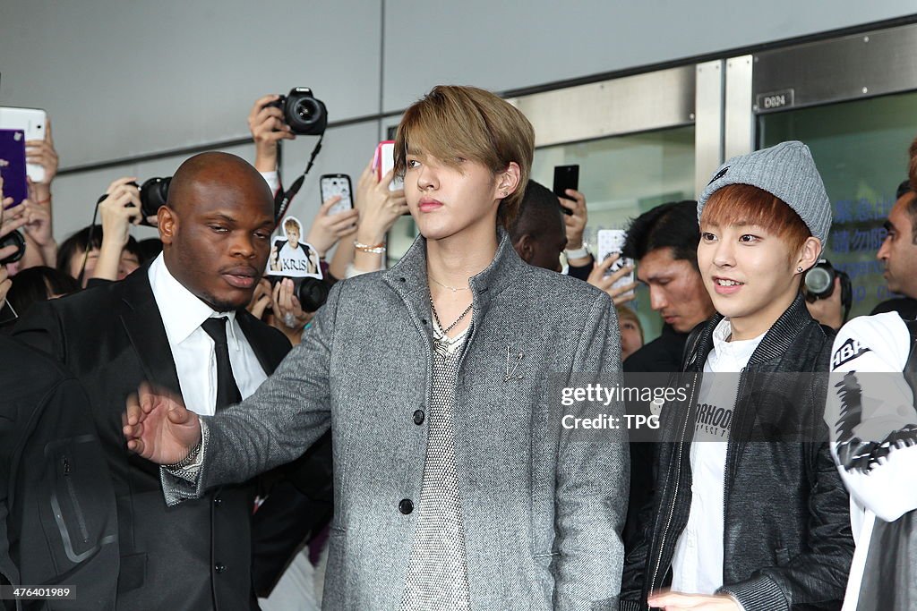 EXO-M visit Hong Kong