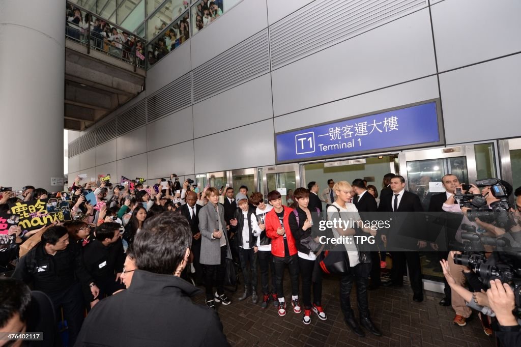 EXO-M visit Hong Kong