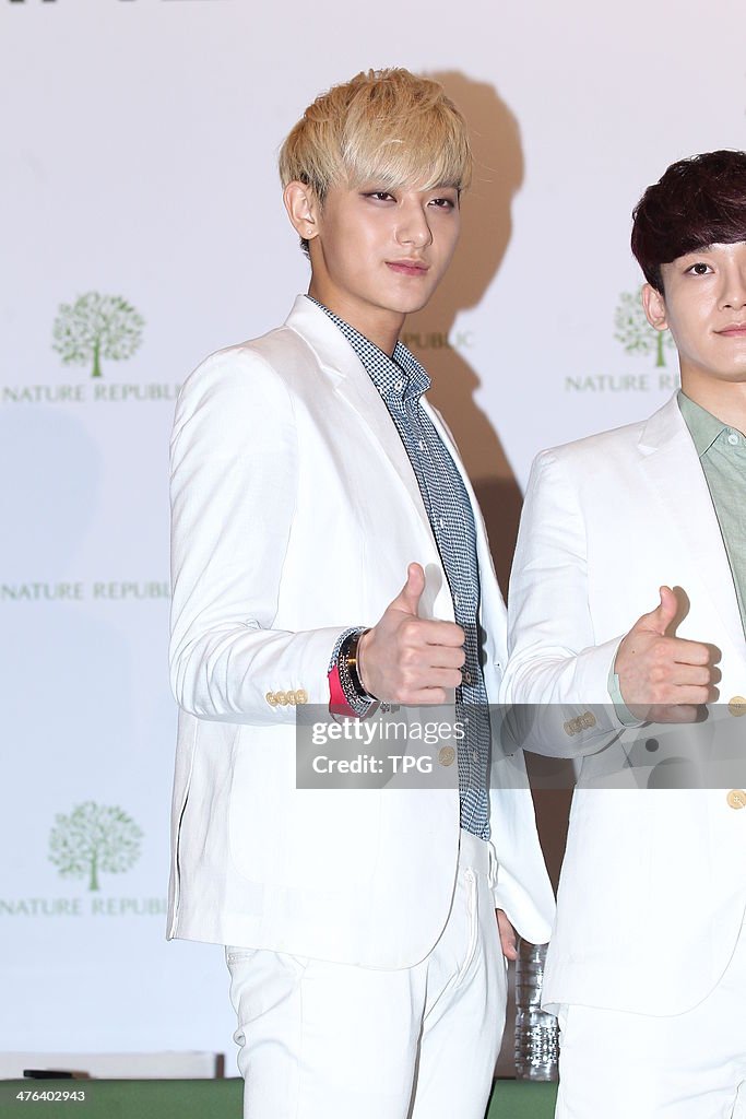 EXO-M Attends Commercial Event In Hong Kong