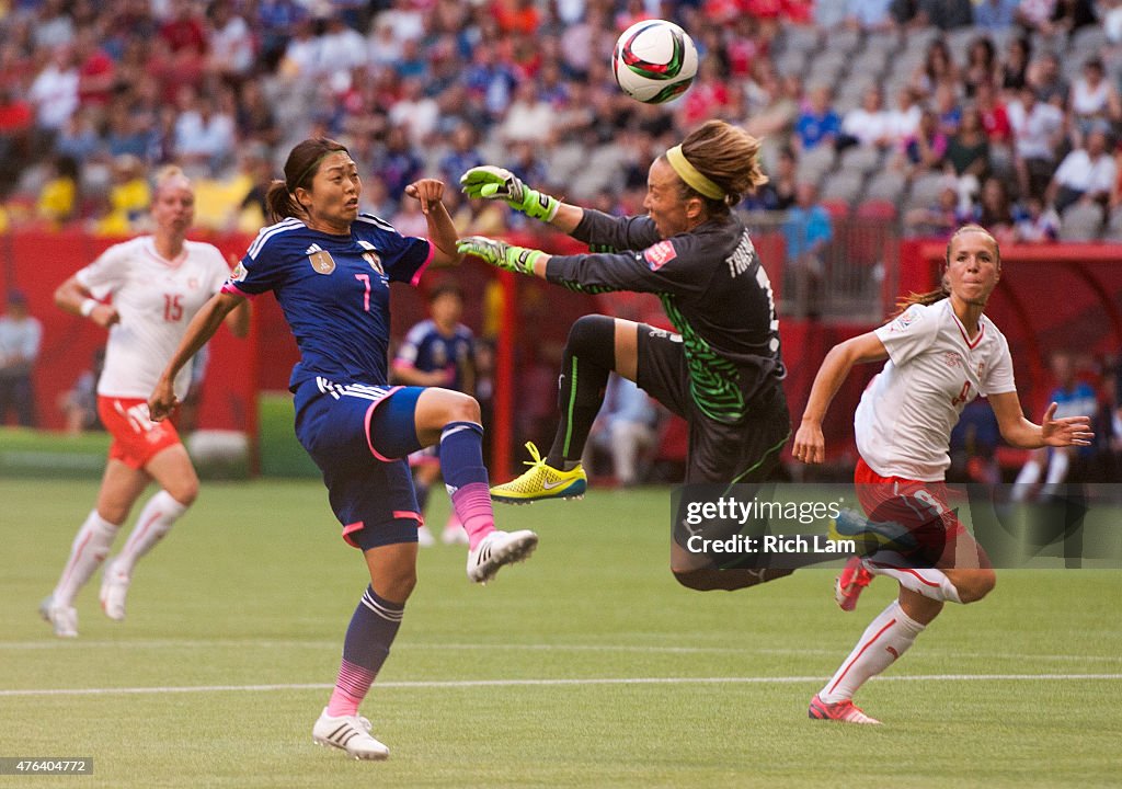 Japan v Switzerland: Group C - FIFA Women's World Cup 2015