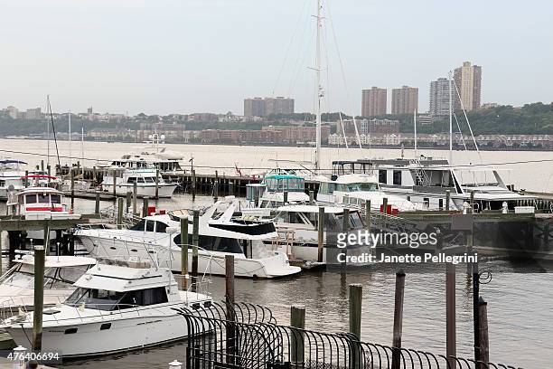 General view of atmosphere at the Riverside Park Conservancy Benefit Gala celebrating Riverside Park's 135th Anniversary at West 79th Street Boat...