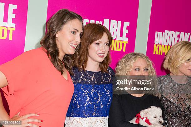 Lauren Adams, Ellie Kemper and Carol Kane attend "Unbreakable Kimmy Schmidt" FYC @ UCB Special Panel Discussion at UCB Sunset Theater on June 8, 2015...