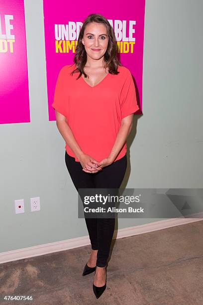 Lauren Adams attends "Unbreakable Kimmy Schmidt" FYC @ UCB Special Panel Discussion at UCB Sunset Theater on June 8, 2015 in Los Angeles, California.