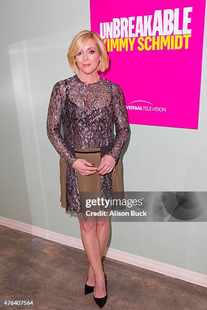 Jane Krakowski attends "Unbreakable Kimmy Schmidt" FYC @ UCB Special Panel Discussion at UCB Sunset Theater on June 8, 2015 in Los Angeles,...