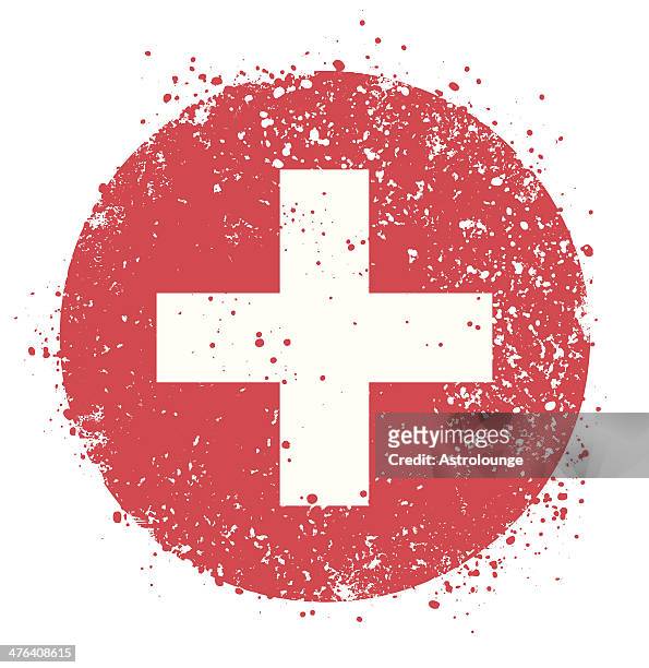 medical sign - red cross stock illustrations
