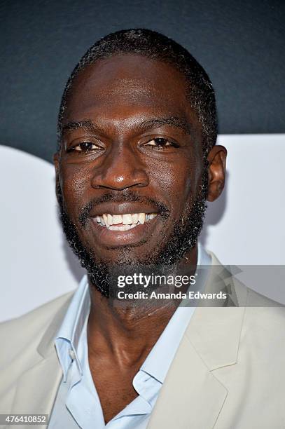 Writer/director/producer Rick Famuyiwa attends the Los Angeles premiere of "Dope" in partnership with the Los Angeles Film Festival at Regal Cinemas...