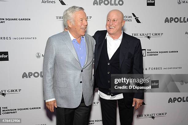 Robert Kraft and Ronald Perelman attend The Apollo Theater's 10th Annual Spring Gala at The Apollo Theater on June 8, 2015 in New York City.