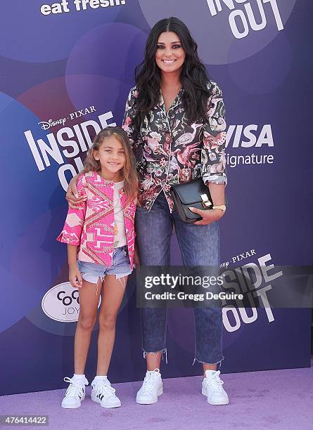 Fashion designer Rachel Roy and daughter Tallulah Ruth Dash arrive at the Los Angeles premiere of Disney/Pixar's "Inside Out" at the El Capitan...