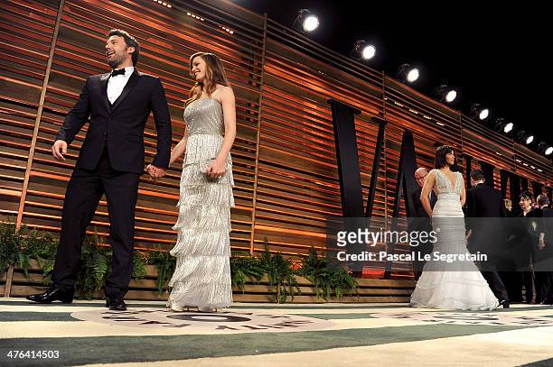Actors Ben Affleck and Jennifer Garner attend the 2014 Vanity Fair Oscar Party hosted by Graydon Carter on March 2, 2014 in West Hollywood,...