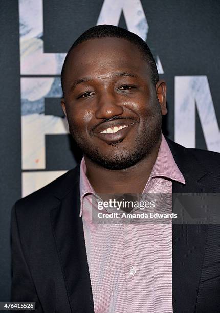 Comedian Hannibal Buress attends the Los Angeles premiere of "Dope" in partnership with the Los Angeles Film Festival at Regal Cinemas L.A. Live on...