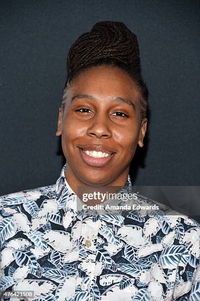 Producer Lena Waithe attends the Los Angeles premiere of "Dope" in partnership with the Los Angeles Film Festival at Regal Cinemas L.A. Live on June...