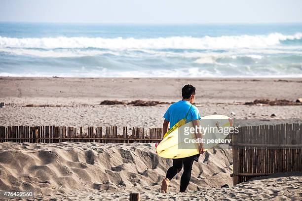 surfista a nakatajima dune di sabbia, hamamatsu. - prefettura di shizuoka foto e immagini stock