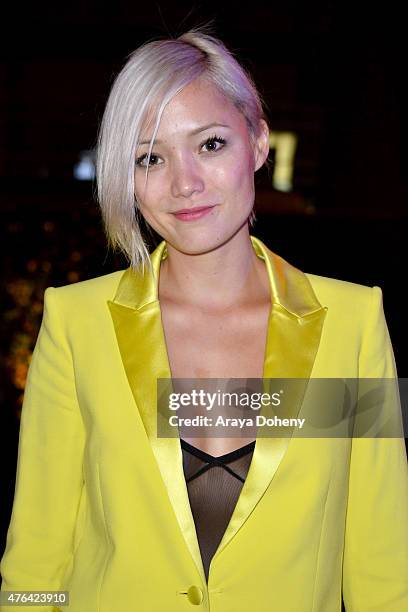 Actress Pom Klementieff attends the after party for the Los Angeles premiere of "Dope" in partnership with the Los Angeles Film Festival at Regal...