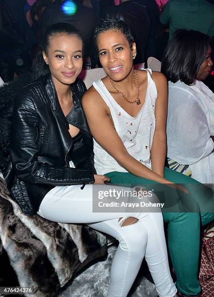 Personality Daphne Wayans and Nala Wayans attend the after party for the Los Angeles premiere of "Dope" in partnership with the Los Angeles Film...