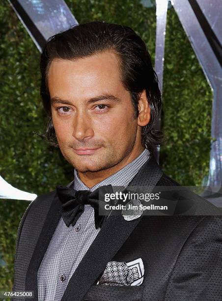 Actor Constantine Maroulis attends American Theatre Wing's 69th Annual Tony Awards at Radio City Music Hall on June 7, 2015 in New York City.