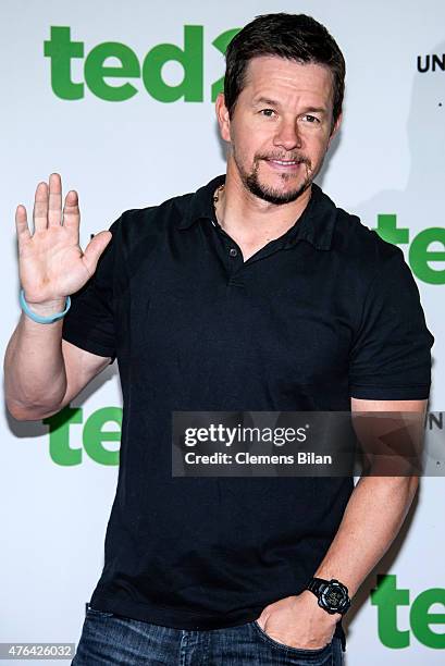 Mark Wahlberg attends the 'Ted 2' Berlin Photocall at Ritz Carlton on June 9, 2015 in Berlin, Germany.