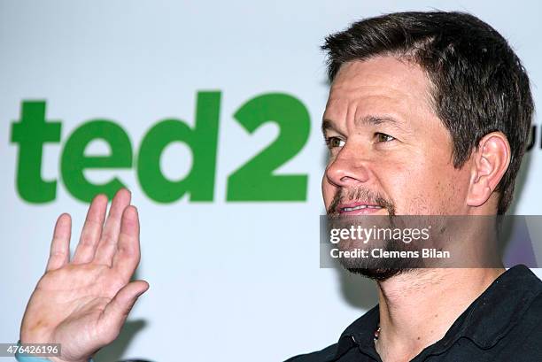 Mark Wahlberg attends the 'Ted 2' Berlin Photocall at Ritz Carlton on June 9, 2015 in Berlin, Germany.