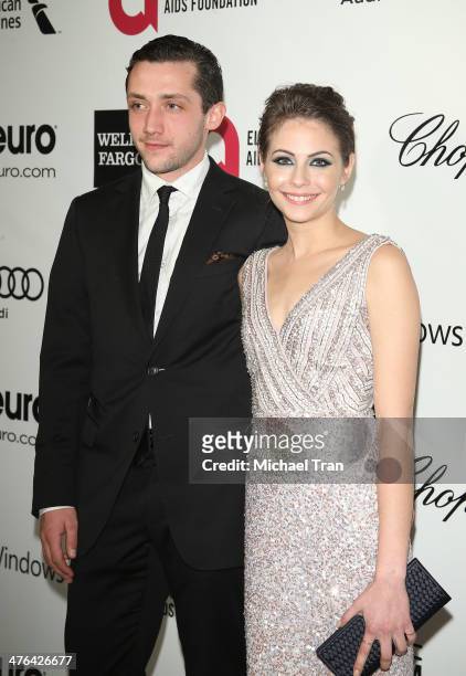 Willa Holland arrives at the 22nd Annual Elton John AIDS Foundation's Oscar viewing party held on March 2, 2014 in West Hollywood, California.