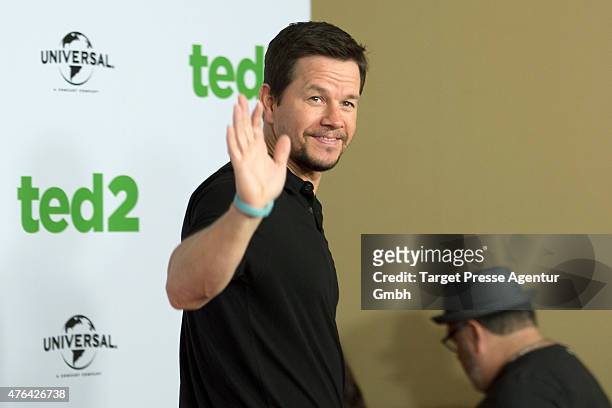 Actor Mark Wahlberg attends the 'Ted 2' Berlin photocall at Ritz Carlton on June 9, 2015 in Berlin, Germany.