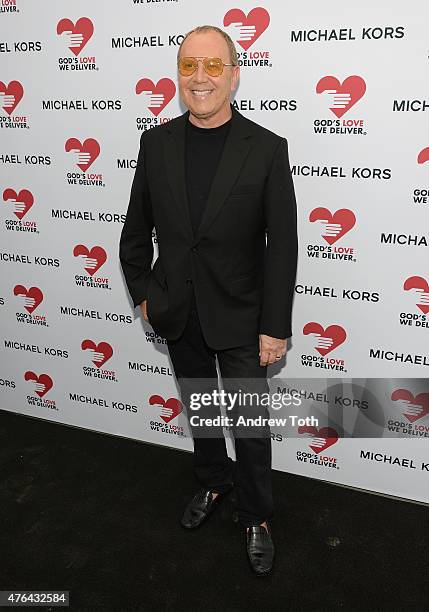 Michael Kors attends the celebration of God's Love We Deliver returning to Soho with a dedication of the new Michael Kors building on June 9, 2015 in...